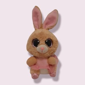 TY Beanie Boo 2018 6" Twinkle Toes (Glitter Eyes) Ballerina Bunny Plush.